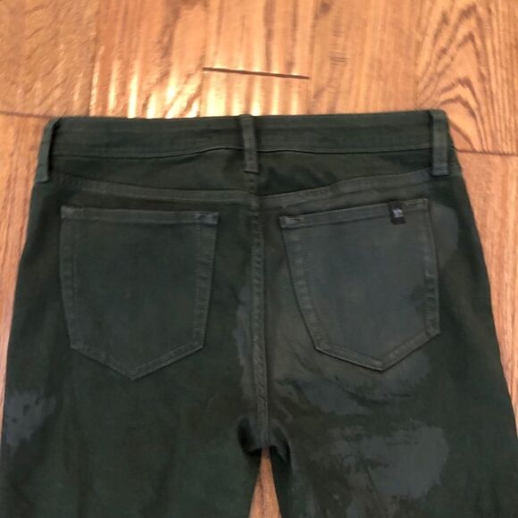 SALE Joe’s army green coated skinny jeans size 28 - Picture 3 of 6
